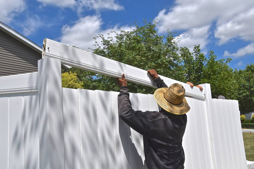 installing a fence